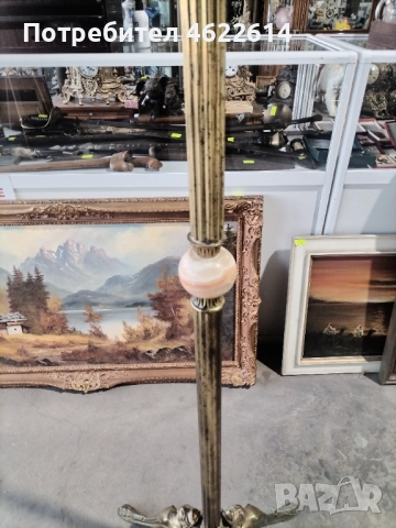 МНОГО КРАСИВА БАРОКОВА ЗАКАЧАЛКА ОТ БРОНЗ , снимка 5 - Антикварни и старинни предмети - 52749144