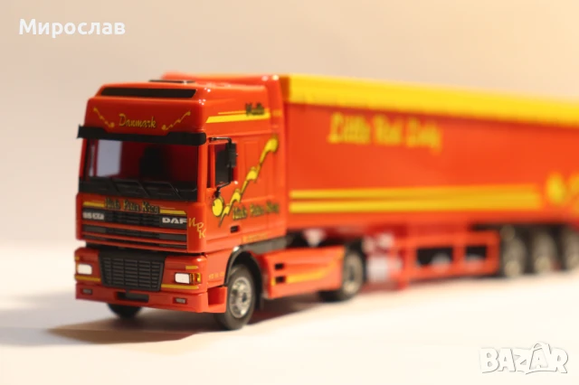 AWM  H0 1/87 DAF  ВЛЕКАЧ KАМИОН МОДЕЛ TIR ГОНДОЛА , снимка 4 - Колекции - 51145972