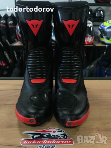 Mото ботуши DAINESE NEXUS /BLACK/RED, 46,протектори,подвижна става, снимка 5 - Аксесоари и консумативи - 46043878