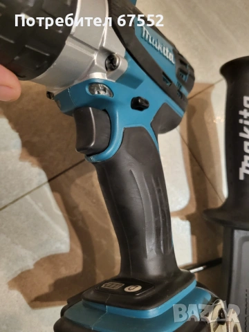 Ударен винтоверт Makita DHP458. Само тяло. 91 нютона. Цената е крайна!, снимка 7 - Винтоверти - 53458880