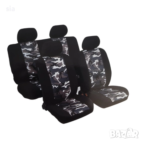 Тапицерия за кола, сив- Камуфлаж, за джип, бус, SUV, Лада Нива