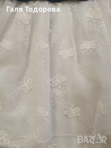 Рокля дантела с коланче 6год, снимка 6 - Детски рокли и поли - 51358836