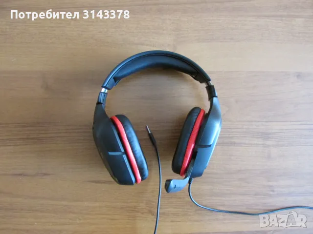 Logitech G332 слушалки с микрофон, снимка 1 - Слушалки за компютър - 46962514