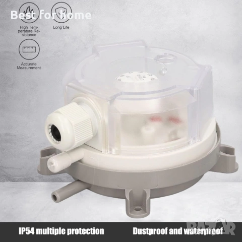 Диференциален пресостат, 20-200pa диференциален пресостат, механичен Spdt пресостат , снимка 3 - Други инструменти - 53610665