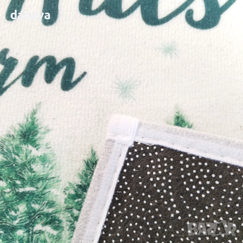 6131 Коледна постелка за врата с коледен камион или елха, 60x40 cm, снимка 10 - Други - 52411708