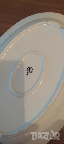 Порцеланова чиния с декор " Майско цвете", снимка 5 - Чинии - 50693840