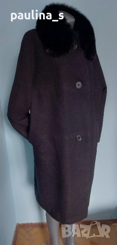 Винтидж аутлет / 2 бр. Вълнено палто с естествена кожа с косъм "Rue de Grenelle" и "Antoinette", снимка 12 - Палта, манта - 47980241