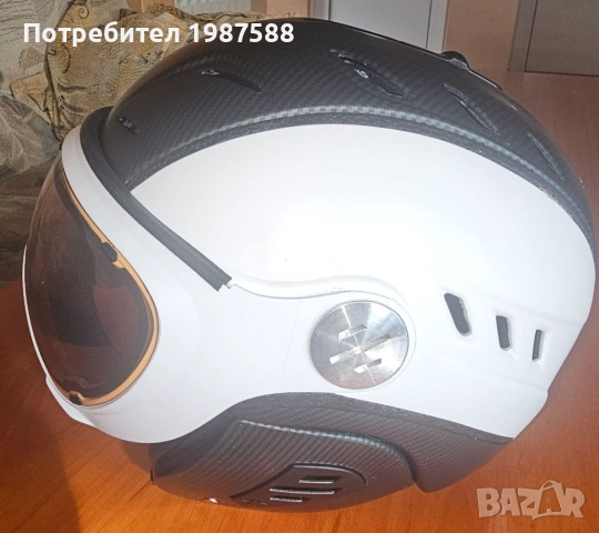 Ски каска SLOKKER BAKKA CARBON, снимка 4 - Зимни спортове - 53282242