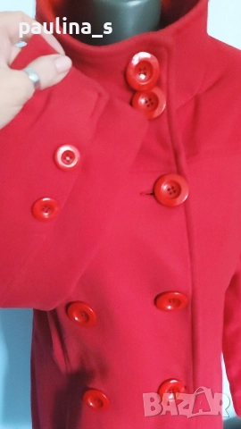 Два различни броя / Марково вълнено палто "Naf Naf" и "Top fashions" , снимка 12 - Палта, манта - 52158888