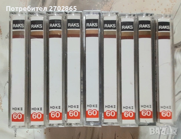 Aудио касети RAKS HD-XII 60 ( GOLD ) - Хром, снимка 4 - Аудио касети - 53986017