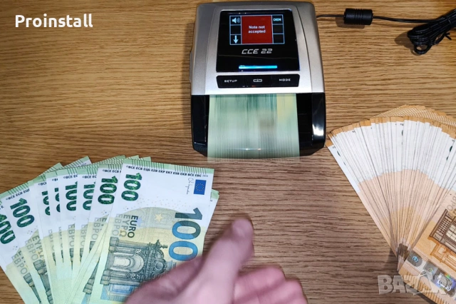 Електронен професионален детектор за фалшиви банкноти CCE 22, снимка 4 - Друга електроника - 53464084