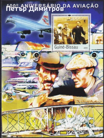 Чисти блокове Папа Йоан Павел II Даяна Майка Тереза 2007 Принц Чарлз 2005 Авиация 2003 Гвинея Бисау , снимка 3 - Филателия - 50957850