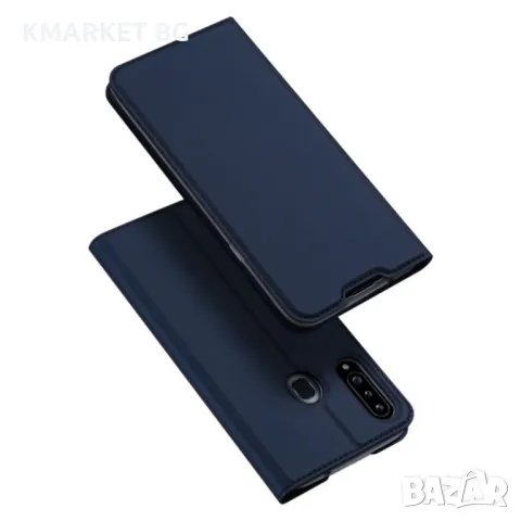 Samsung Galaxy A20s DUX DUCIS Кожен Калъф и Протектор, снимка 1 - Калъфи, кейсове - 48377731