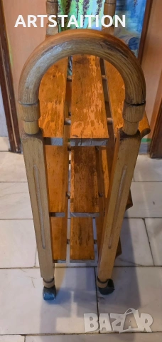 Стелаж дървен за обувки и др. , снимка 2 - Етажерки - 54102098