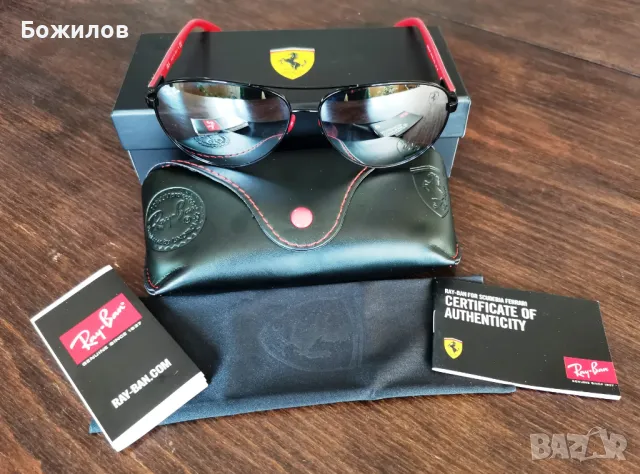  Слънчеви очила RAY-BAN  SCUDERIA FERRARI RB8313-M F0096G, снимка 2 - Слънчеви и диоптрични очила - 50335888