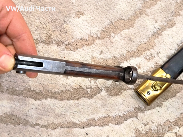 Бразилски щик нож байонет Маузер М1908 Alex Coppel Solingen , снимка 6 - Антикварни и старинни предмети - 54083924