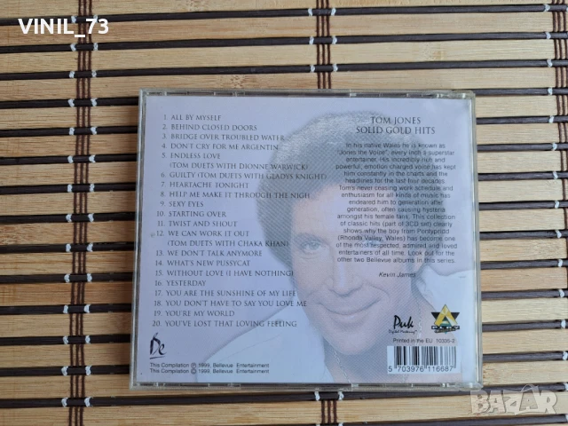 Tom Jones – Solid Gold Hits, снимка 3 - CD дискове - 50643287