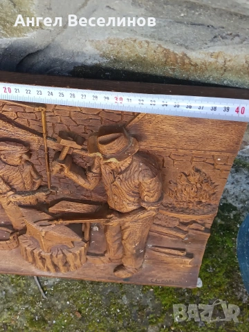 релефна скулптура , снимка 3 - Антикварни и старинни предмети - 54079096