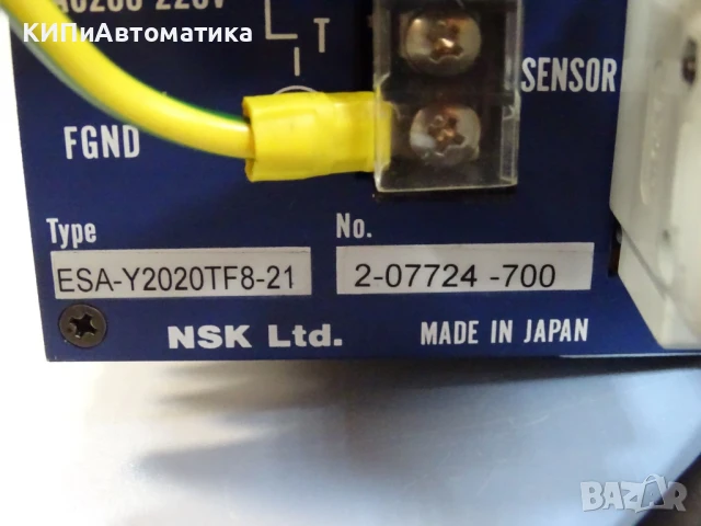 серво задвижване NSK ESA-Y2020TF8-21 Servo Drive AC 50-60Hz, снимка 4 - Резервни части за машини - 51261892
