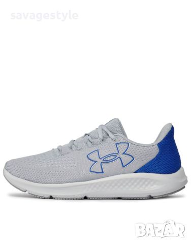 Мъжки маратонки UNDER ARMOUR Charged Pursuit 3 Big Logo Running Shoes Grey/Blue, снимка 7 - Маратонки - 45762523