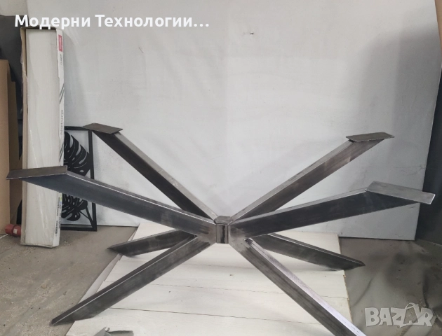 Метални крака за маса паяк - Ръчна изработка, перфектен финиш., снимка 4 - Маси - 52060273