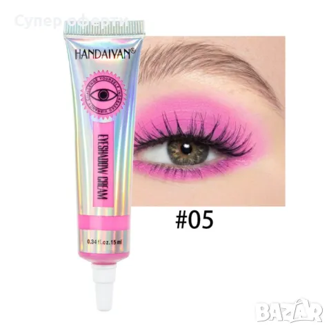 Цветни кремообразни сенки за очи Handaiyan HZS338, снимка 6 - Козметика за лице - 49959890