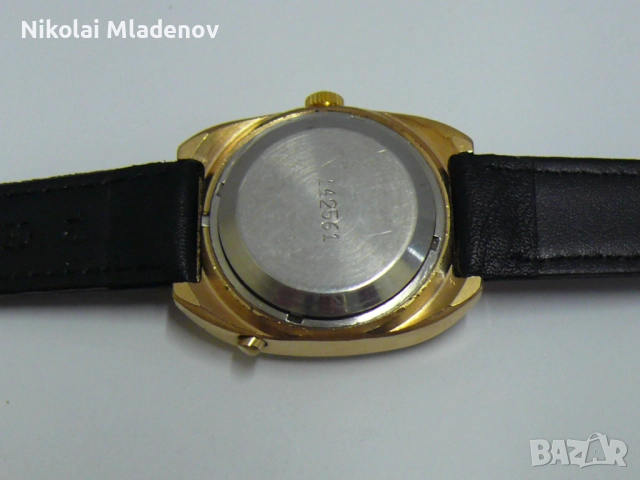 Съветски Позлатен Полет/POLJOT Автоматичен Мъжки ръчен часовник, работещ, снимка 9 - Мъжки - 51947183