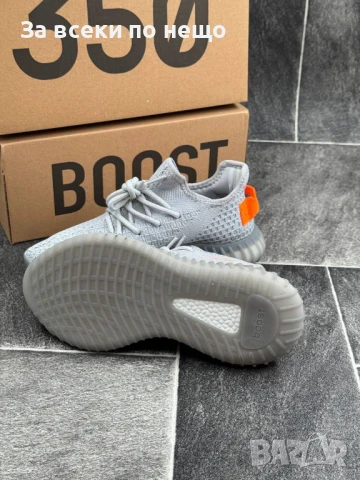 Adidas Yeezy Boost 350 V2 Дамски Сиви Маратонки👟Дамски Спортни Обувки В Сив Цвят Код E585, снимка 3 - Маратонки - 50913128