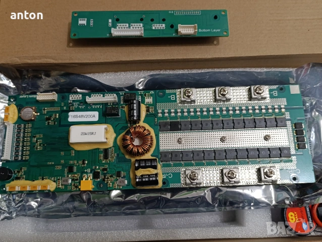 DALY BMS 200A 16S Active equalizer WiFi Bluetooth LFP LiFePO4 контролер литиева батерия, снимка 12 - Друга електроника - 53368969