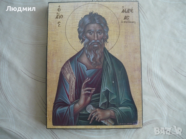 Стари икони, репродукция, снимка 2 - Антикварни и старинни предмети - 52664761