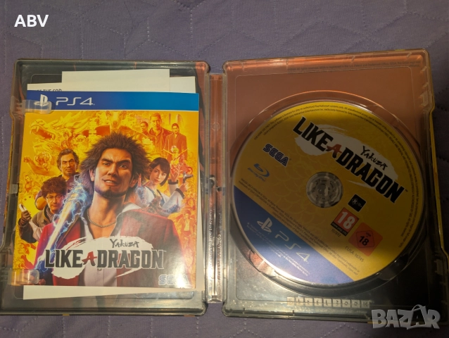 PS4 игра Yakuza Like a dragon Day Ichi Steelbook edition , снимка 2 - Игри за PlayStation - 52817863