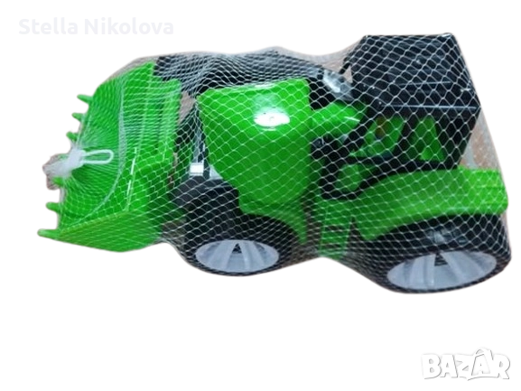 Детски трактор с 2 гребла - багер и фадрома, снимка 2 - Коли, камиони, мотори, писти - 52207835