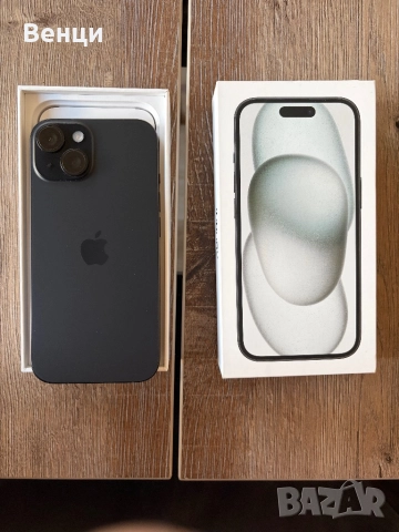 Apple iPhone 15, 128GB, Black, с 1 г. ГАРАНЦИЯ!, снимка 4 - Apple iPhone - 52913074