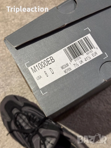 Супер лимитирани New Balance 1000 Grey + Plum подметка 41.5 26см, снимка 8 - Маратонки - 52377308