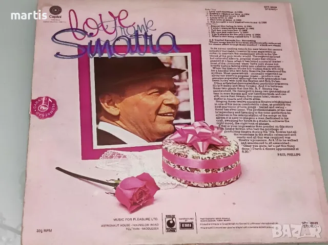 Frank Sinatra LP /отлично състояние/25лв, снимка 2 - Грамофонни плочи - 48120294