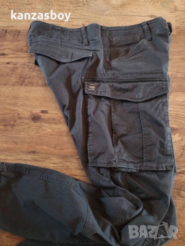 g-star rovic zip 3d tapered - мъжки карго панталон 29 С-М, снимка 3 - Спортни дрехи, екипи - 52185185