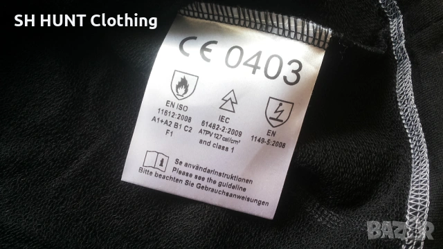 TRANEMO 6330 Merino TX Arc FR Sweatshirt Jacket 60% Merino Wool размер L огнеупорна горница - 2222, снимка 16 - Екипировка - 53622896