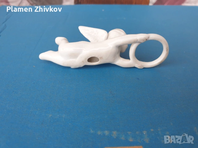 Порцеланова фигурка .Довоена Германия .От фабриката на ALACH, снимка 4 - Антикварни и старинни предмети - 53413582