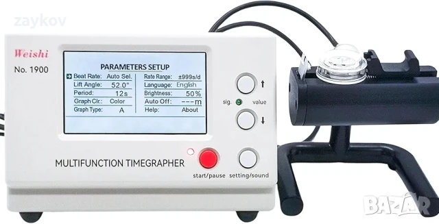 Weishi Timegrapher NO.1900 Многофункционален тестер за часовници Инструменти за ремонт
