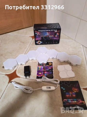 Чисто нови лед панели с дистанционно, снимка 2 - Лед осветление - 52172250