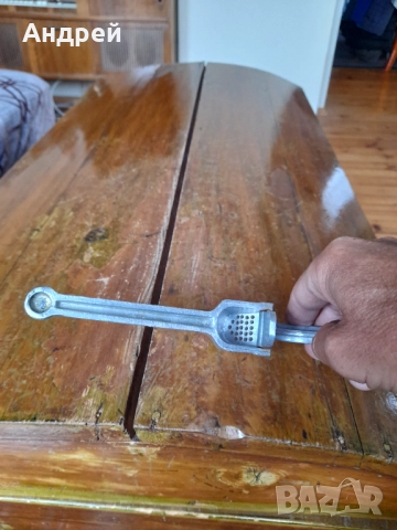 Стара алуминиева преса за чесън #3, снимка 4 - Други ценни предмети - 51634491