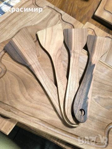 Дървени бъркалки , снимка 2 - Прибори за хранене, готвене и сервиране - 53146745