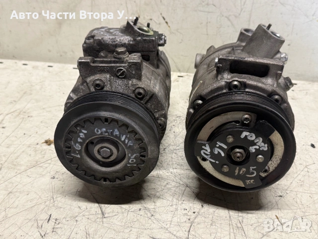 Компресор климатик Голф 6 Шкода Октавия Сеат Ауди/Skoda Seat Audi VW 1,6tdi 75/90/105кс., снимка 3 - Части - 54100967
