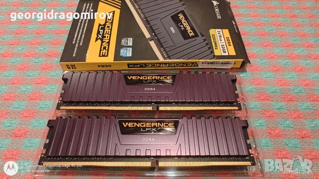 Рам Памет Corsair Vengeance LPX DDR4 KIT 2x16GB 3200MHz C16 , снимка 6 - RAM памет - 46652418