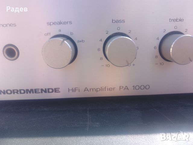хи фи усилвател Nordmende Hifi Amplifier PA1000 перфектен, снимка 3 - Ресийвъри, усилватели, смесителни пултове - 45210081