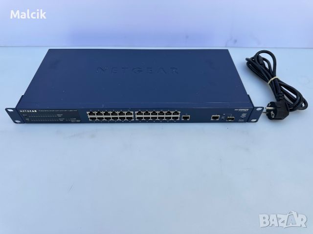 NETGEAR ProSafe FS726T - 24 портов суич, снимка 1 - Суичове - 46457397