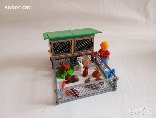 Playmobil Country комплект 6140 "Rabbit pen" от 2015 година, снимка 4 - Конструктори - 52616081