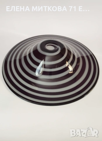 Голяма фруктиера от художествено стъкло, снимка 5 - Аксесоари за кухня - 54131516