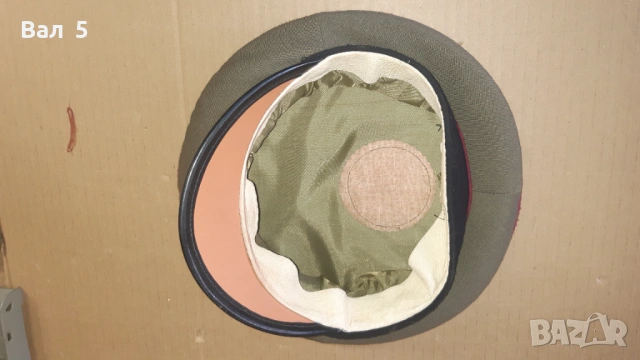 Военна соц офицерска фуражка БНА , НРБ, снимка 6 - Антикварни и старинни предмети - 53987303