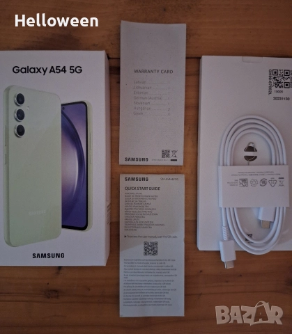 В гаранция - Смартфон Samsung Galaxy A54, 128GB, 8GB RAM, 5G, снимка 3 - Samsung - 52858602